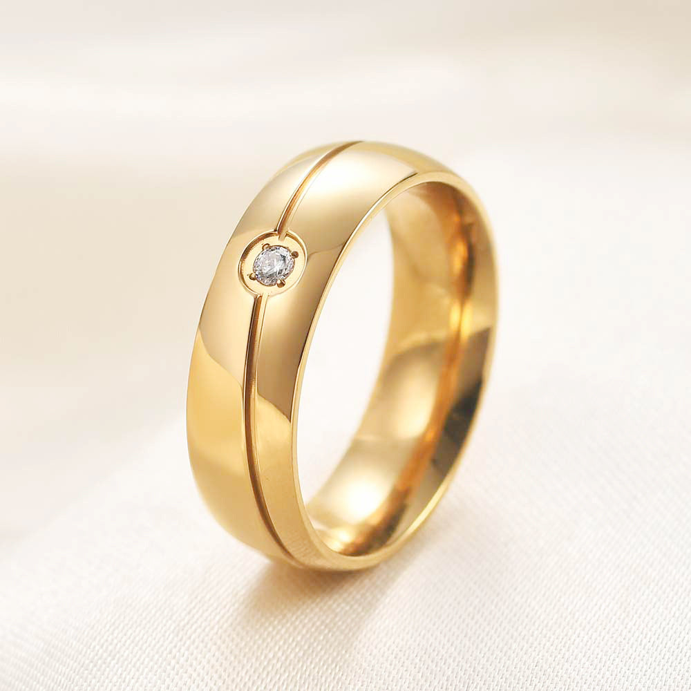 Herren Ring mit funkelndem Zirkonia und elegantem, modernem Design Shop Nory