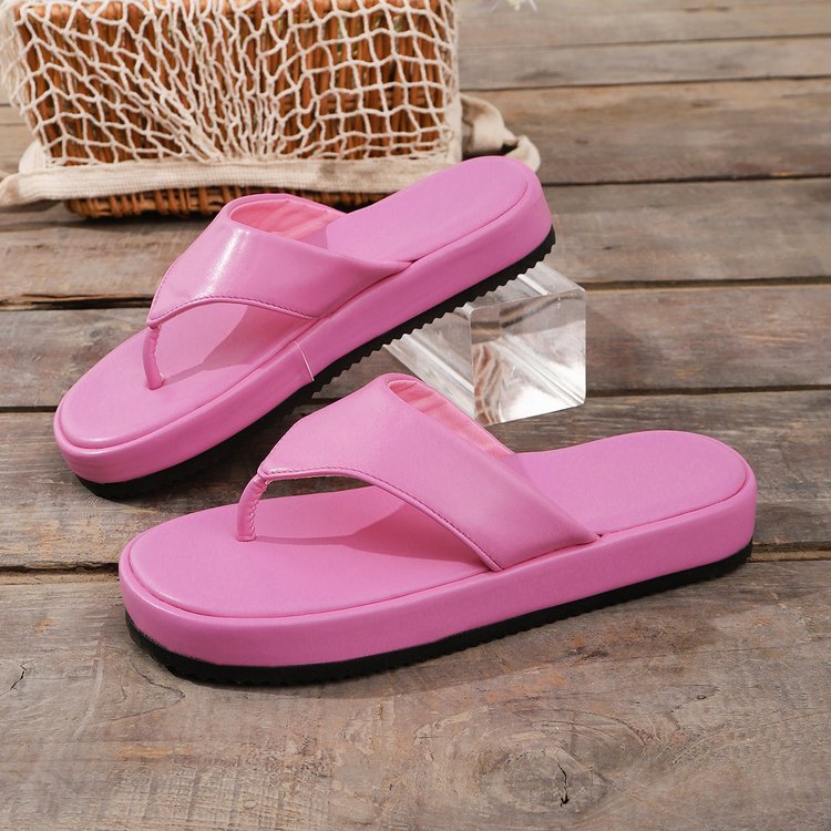 Damen komfortable Zehentrenner Sandalen