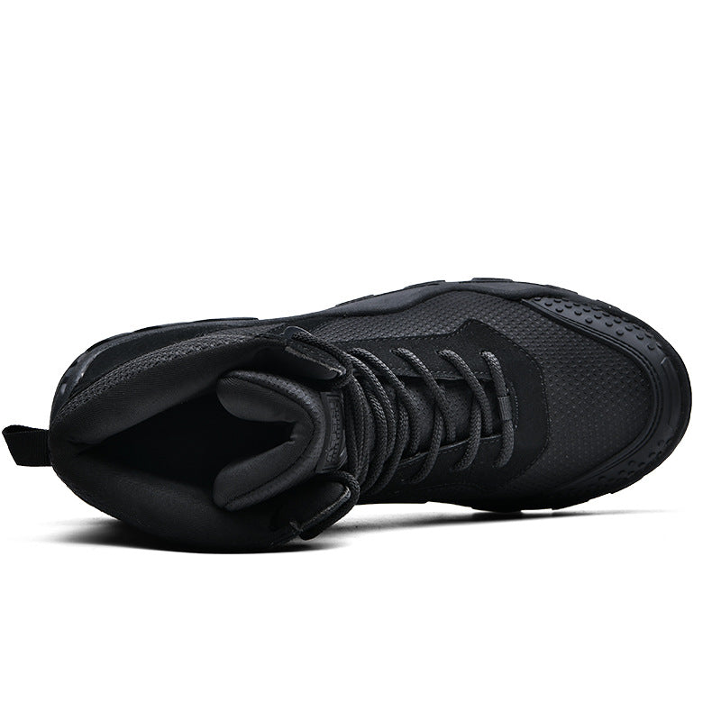 Herren Tactical Boots mit verstärktem Knöchelschutz und rutschfester Sohle