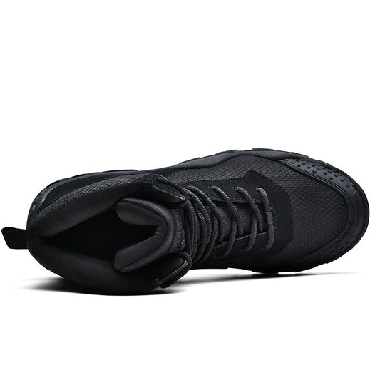 Herren Tactical Boots mit verstärktem Knöchelschutz und rutschfester Sohle