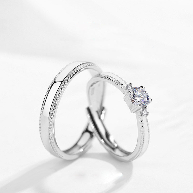 Damen Verlobungsring mit filigranem Design und funkelnden Zirkonia Shop Nory