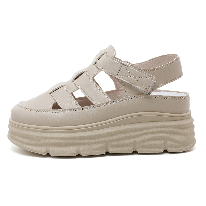 Damen luftige Plateau Sandalen Shopnory