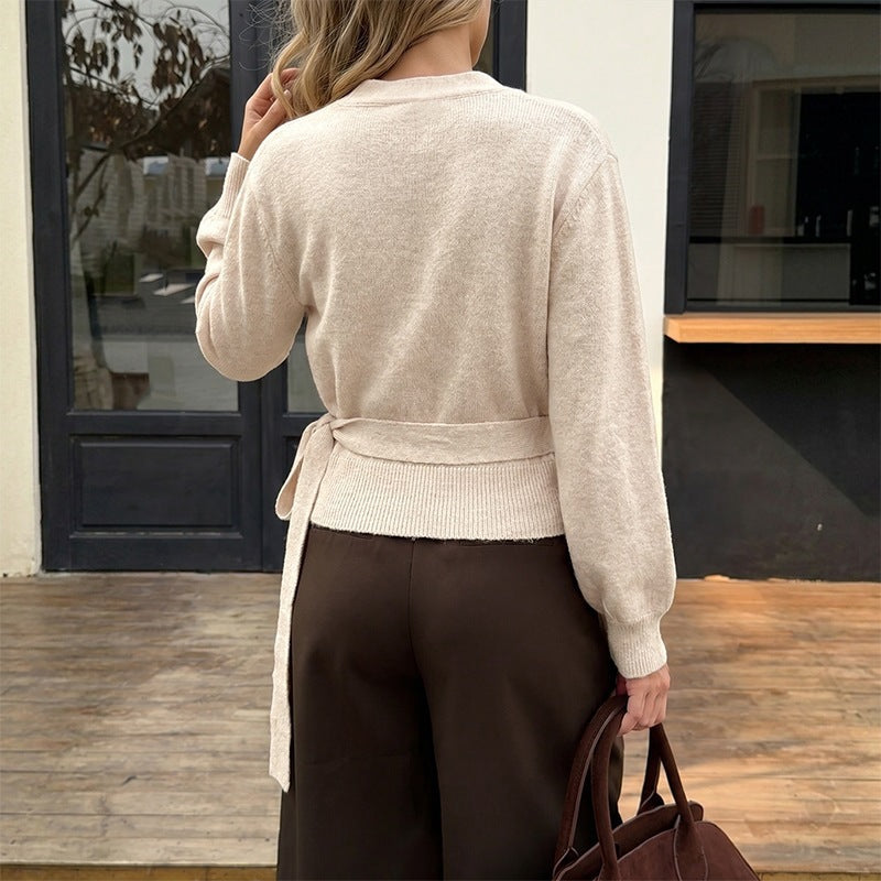 Damen Elegantes Wickeloberteil Shop Nory