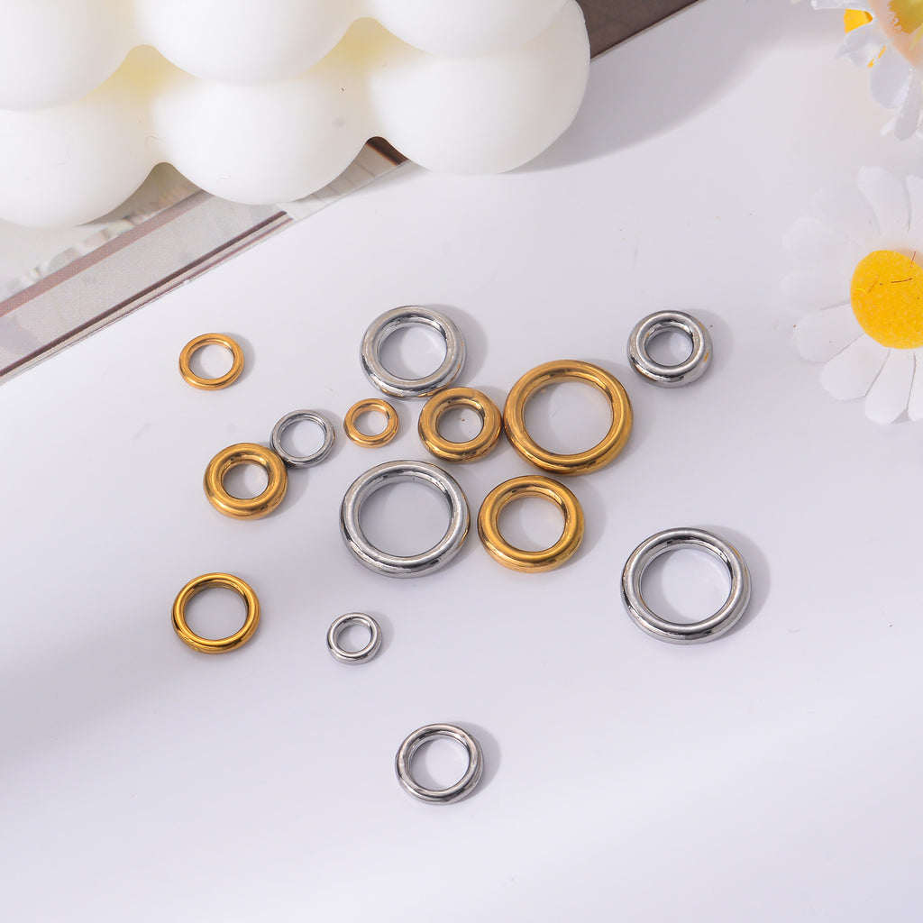 Damen stabile Edelstahl Ringe für Schmuckherstellung Shop Nory