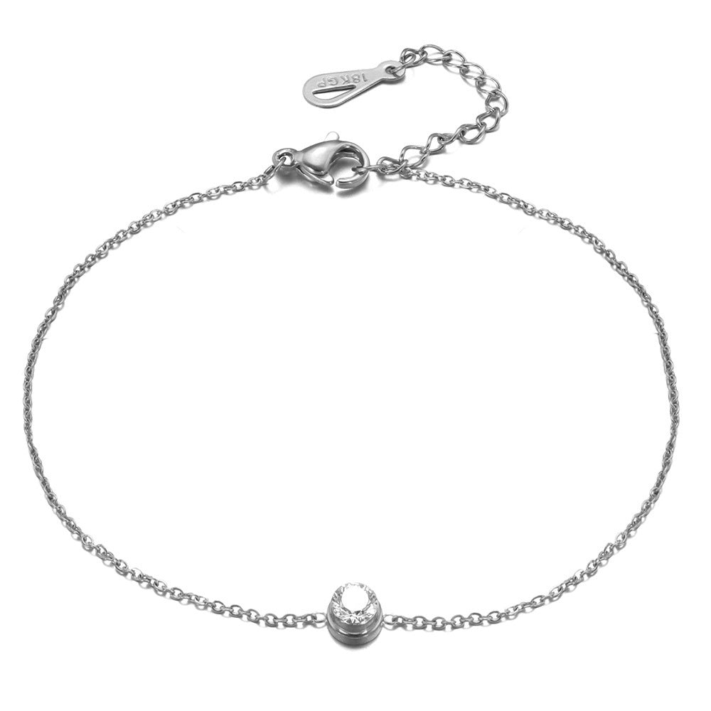 Damen zartes Armband mit funkelndem Zirkonia-Shop Nory