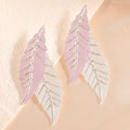 Damen Ohrringe im eleganten Blattdesign mit kunstvollen Details Shop Nory