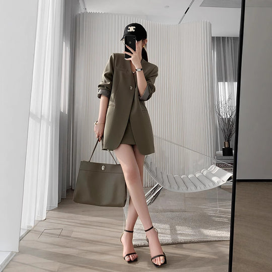 Damen Eleganter Blazer mit Rock Shop Nory