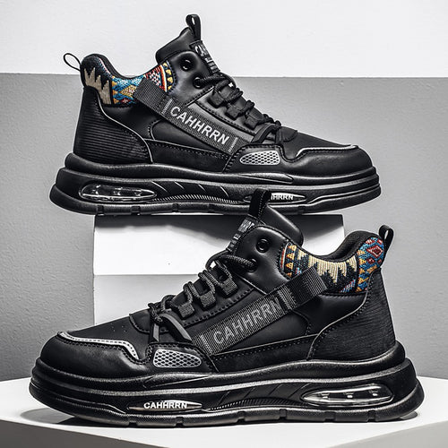Herren hochgeschnittene Streetstyle-Sneaker mit Luftkapsel-Zwischensohle und tribal-gepolsterter Knöchelmanschette Shop Nory