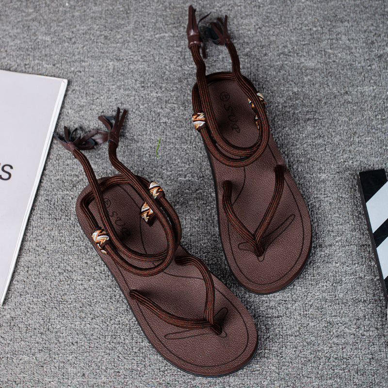 Damen multifunktionale Freizeitsandalen mit verstellbarem Riemensystem und rutschfester Sohle Shopnory