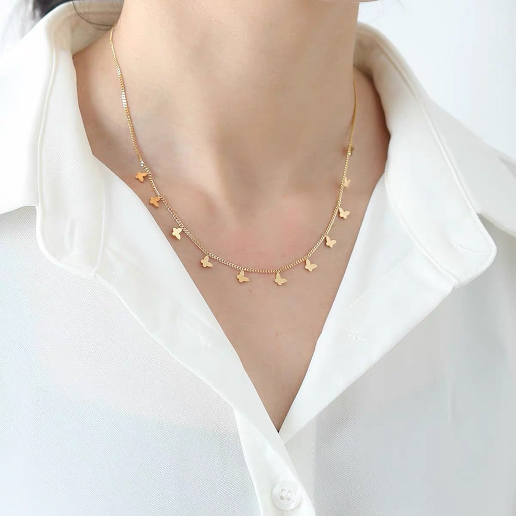 Frauen Schmetterlings Charm Fußkette Shop Nory