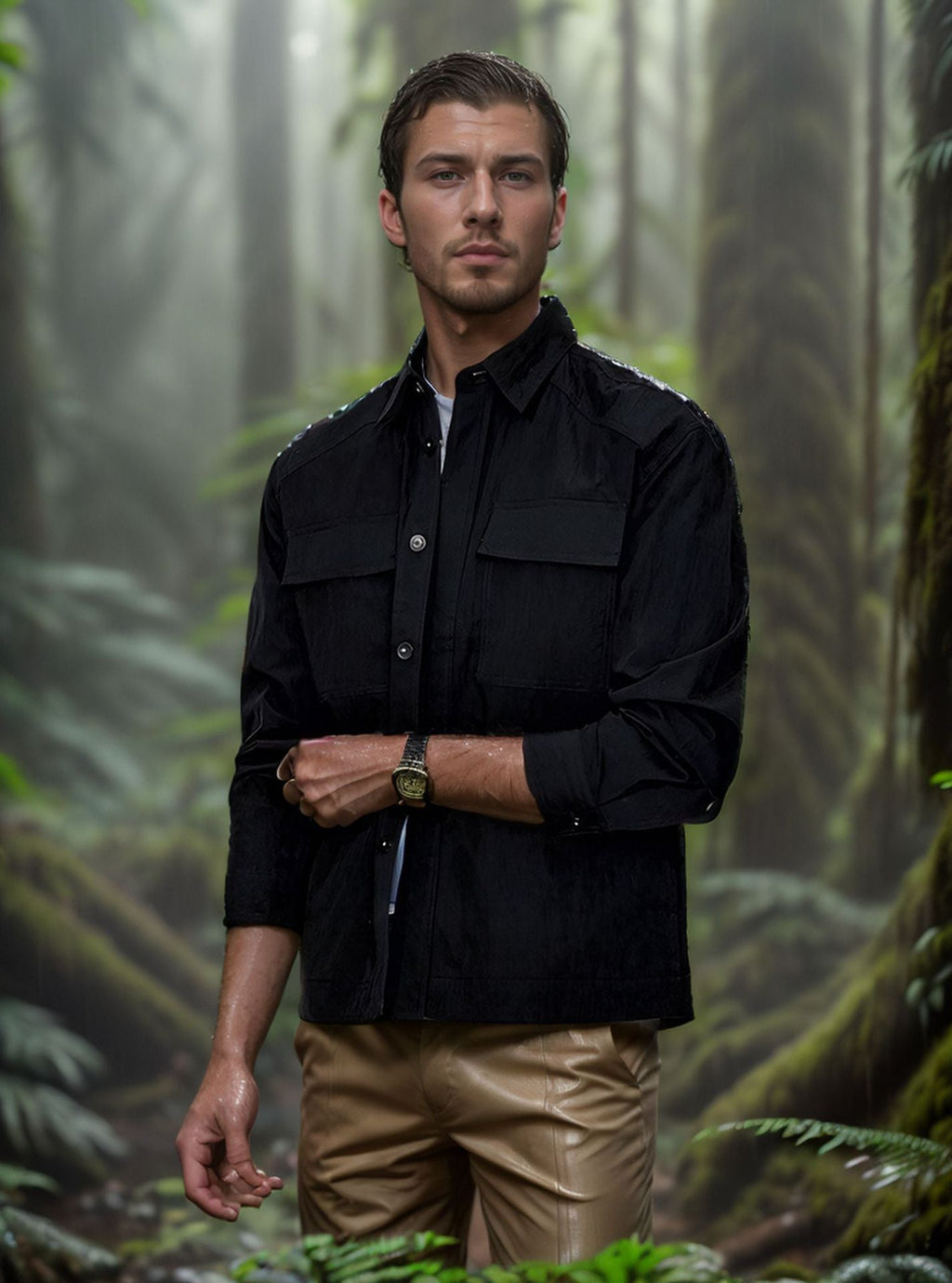 Herren lässige Sommerjacke mit Windschutz