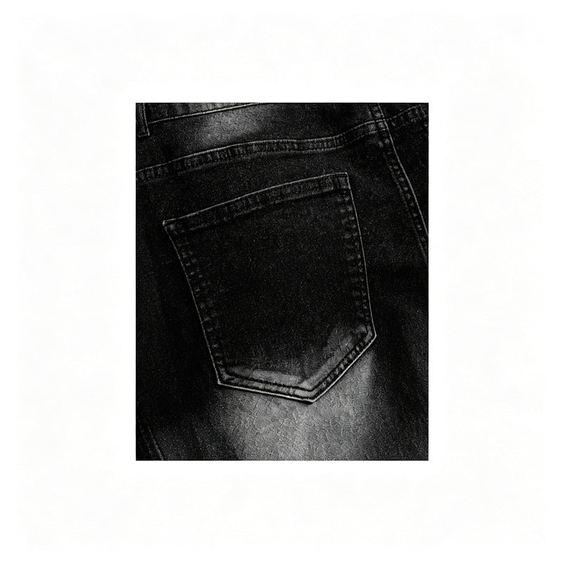 Herren Modische Ripped Jeanshose Shop Nory