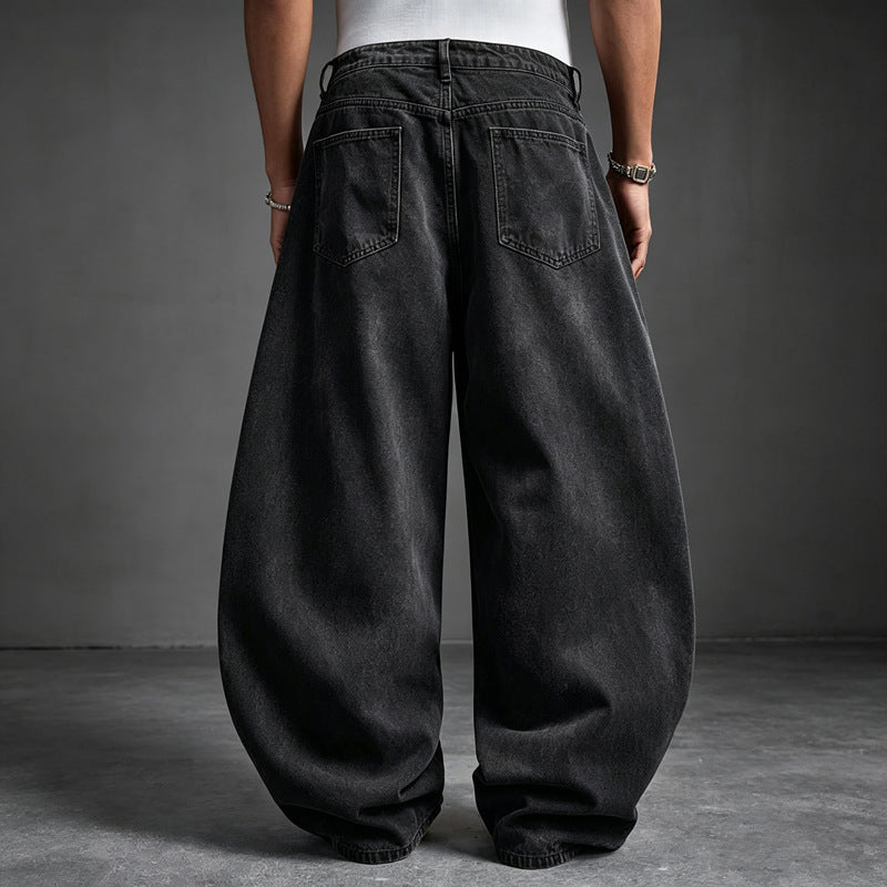 Herren Modische Weit geschnittene Jeans Shop Nory