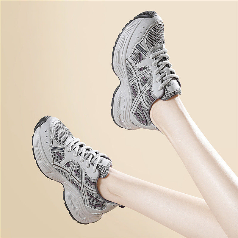Damen Atmungsaktive Fitness-Sneaker mit stoßdämpfender Sohle