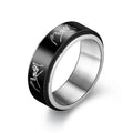 Herren Ring mit modernem Schriftzug und ausgefallenem Design Shop Nory