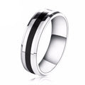Herren Ring mit modernem, zweifarbigen Design und eleganten Akzenten Shop Nory