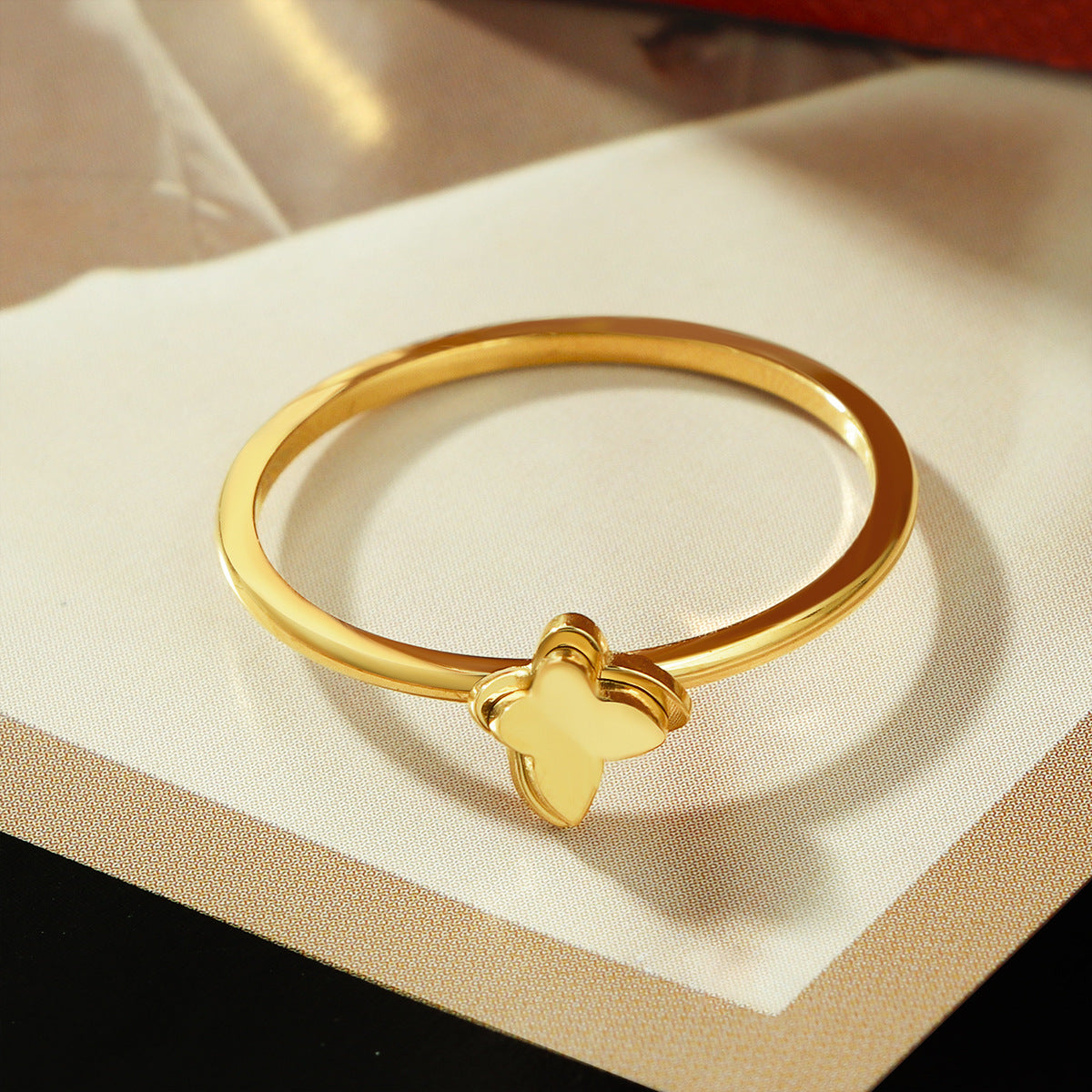 Damen Ring mit Schmetterlingsdesign Shop Nory