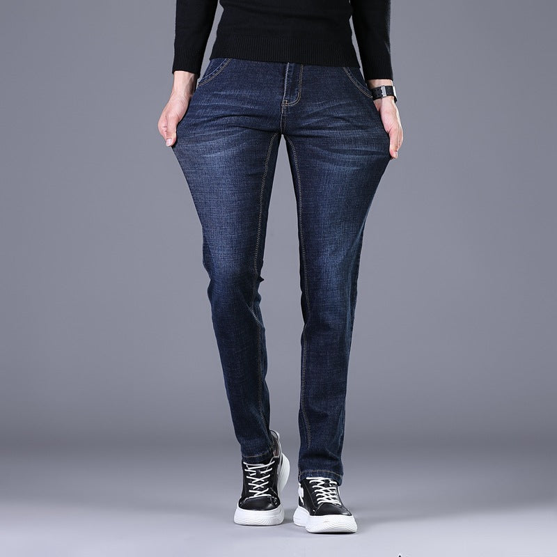 Damen Elastische Slim‑Straight-Jeans mit hohem Komfortbund Shop Nory
