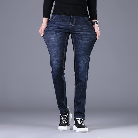 Damen Elastische Slim‑Straight-Jeans mit hohem Komfortbund Shop Nory