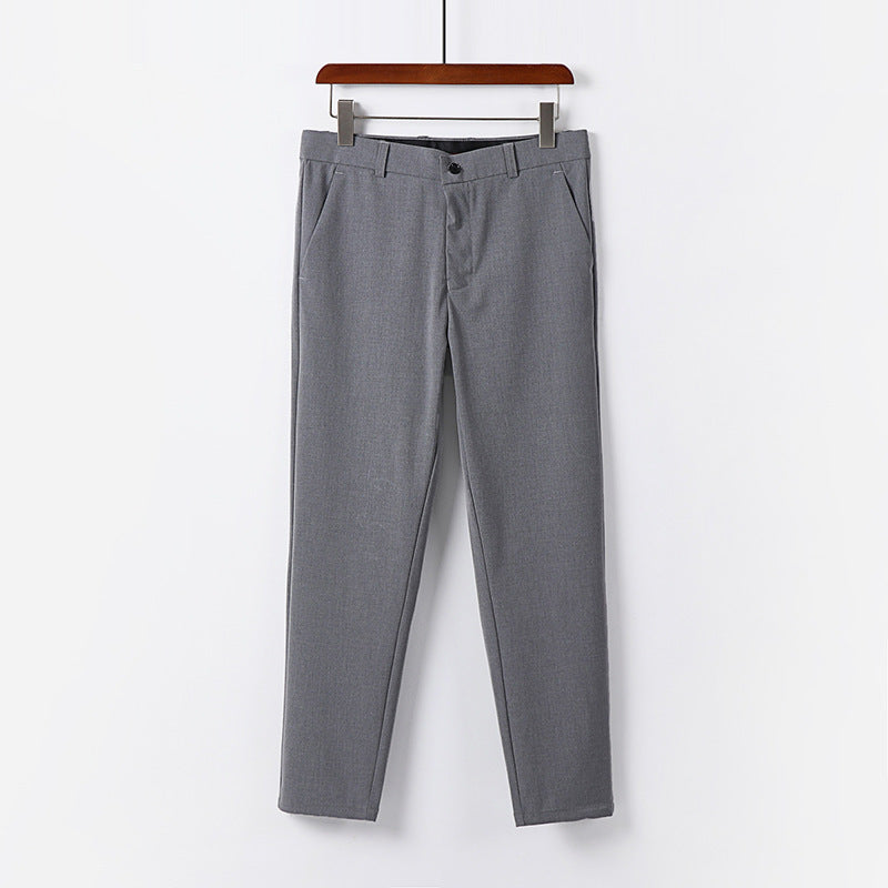Herren Schmale Chino-Hose aus Stretch-Baumwollmix mit schmalem Bein und Bundfalten Shop Nory
