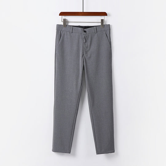 Herren Schmale Chino-Hose aus Stretch-Baumwollmix mit schmalem Bein und Bundfalten Shop Nory