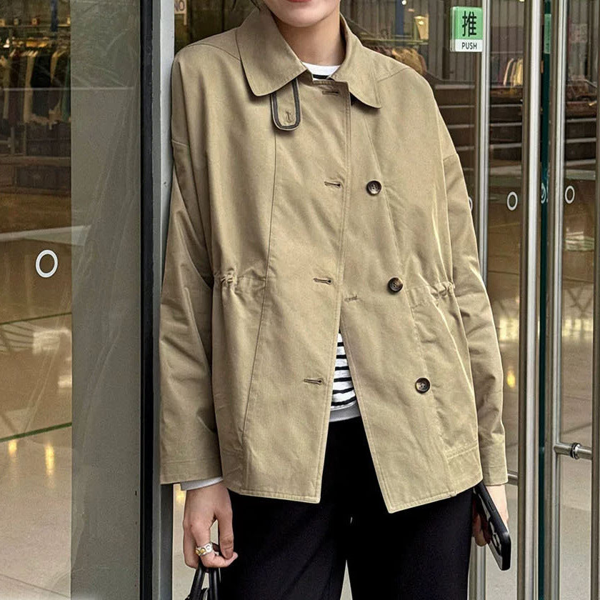 Damen Modische Kurzjacke mit hohem Kragen Shop Nory