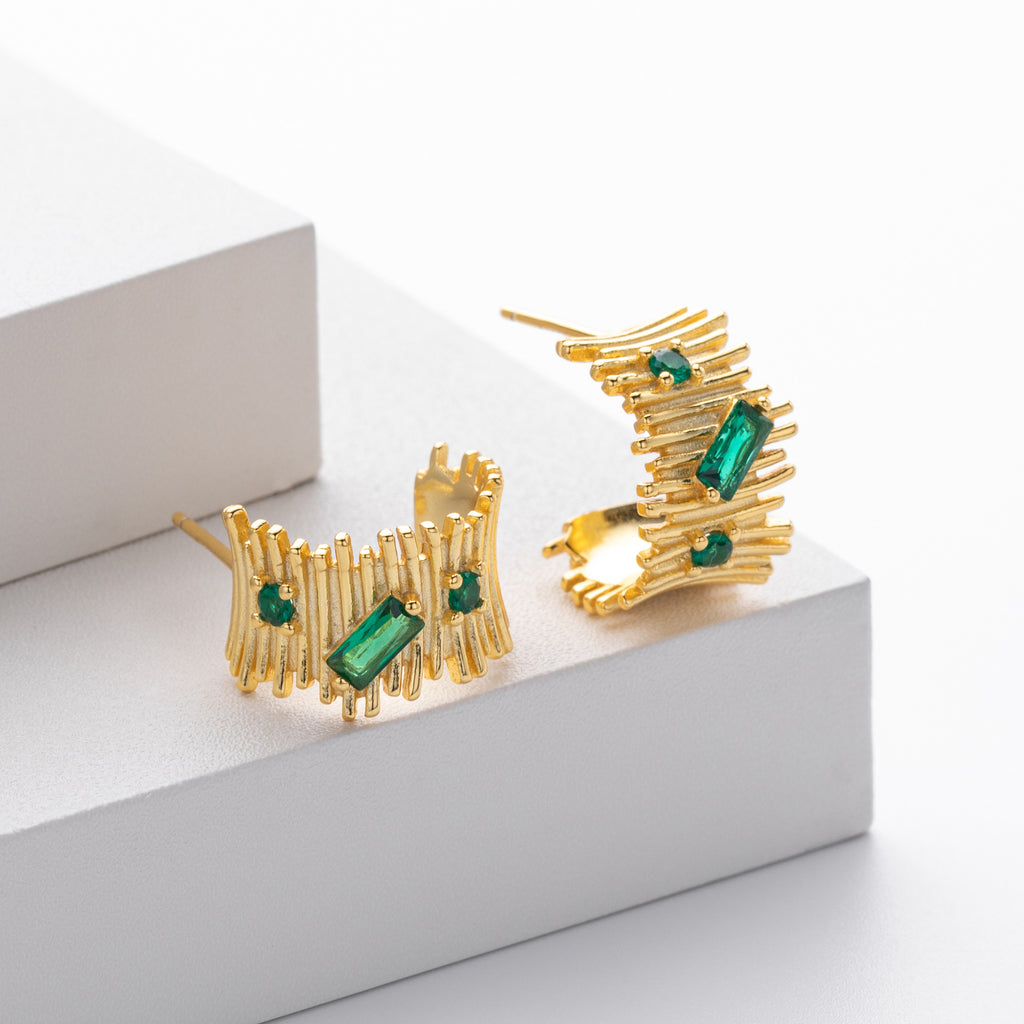 Damen Ohrhänger mit luxuriösem Zirkondesign und einzigartigem Muster Shop Nory