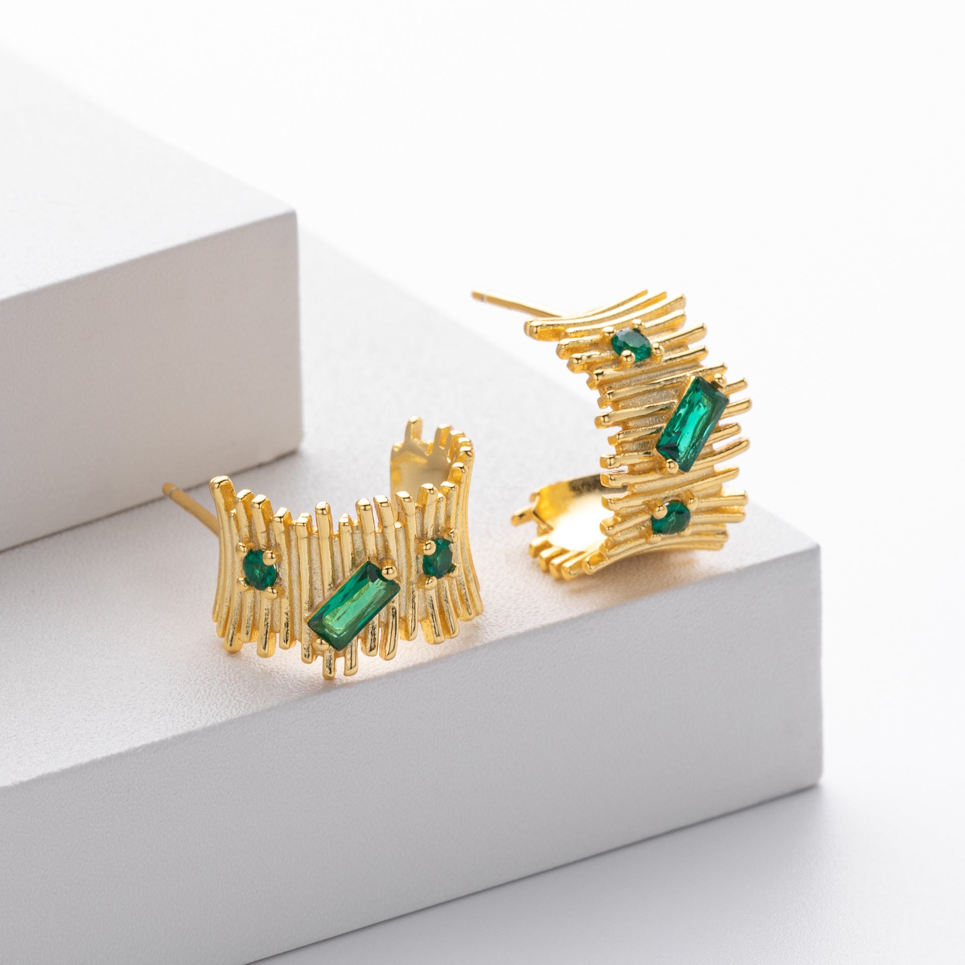 Damen Ohrhänger mit luxuriösem Zirkondesign und einzigartigem Muster Shop Nory