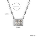 Damen elegante Halskette mit funkelndem Zirkonia-Anhänger Shop Nory