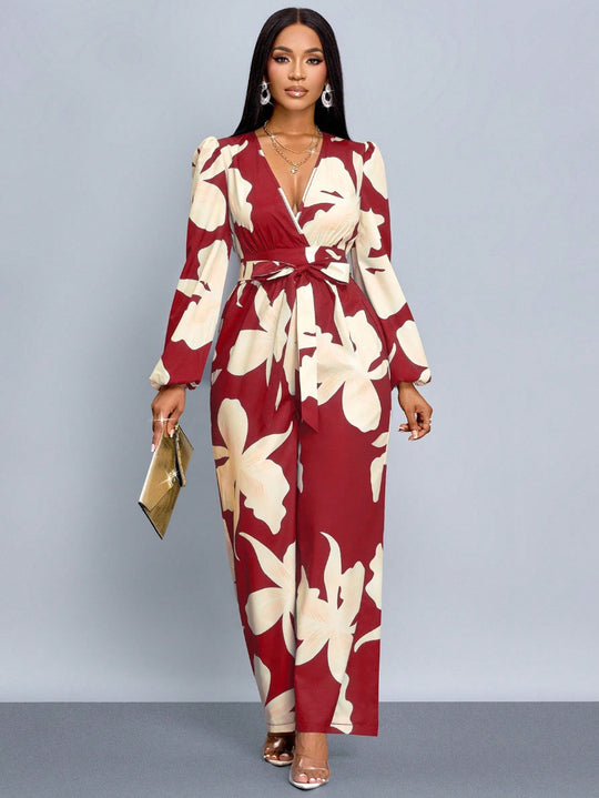 Damen Elegantes Maxikleid mit tiefem V-Ausschnitt und Novoline Shop Nory
