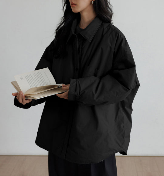 Damen Oversized Bluse mit Knopfdetail Shop Nory