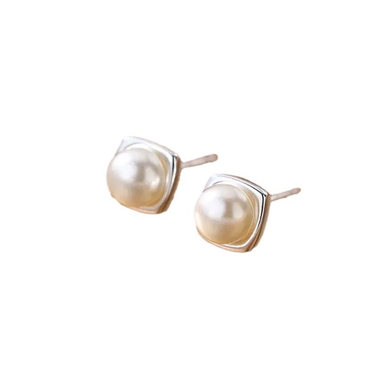 Damen Ohrringe mit elegantem Perlen-Design und stilvollen Silberakzenten Shop Nory
