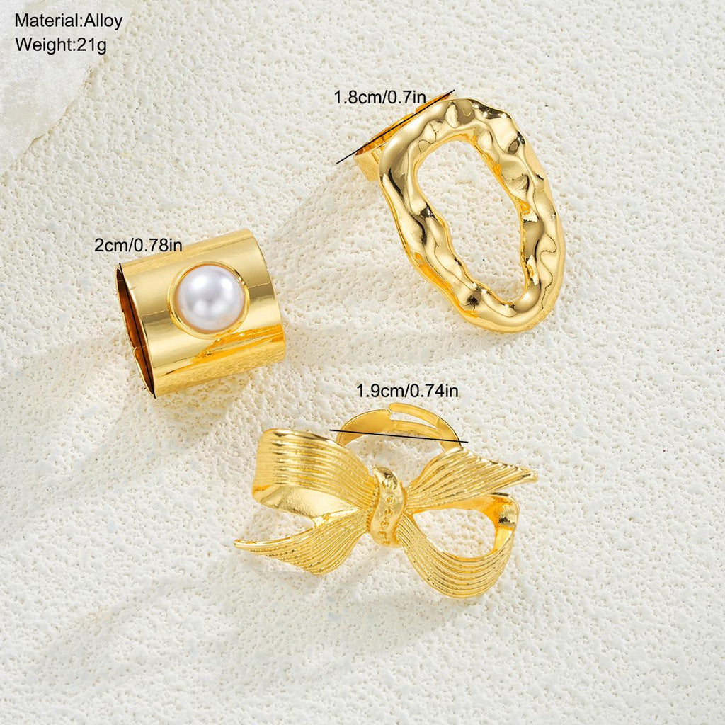 Damen Ring-Set mit einzigartigem Bohemian-Design Shop Nory