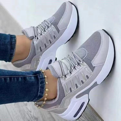 Damen Sportiver Plateausneaker mit Luftkissen, irisierenden Akzenten und gepolstertem Komfortfußbett Shop Nory