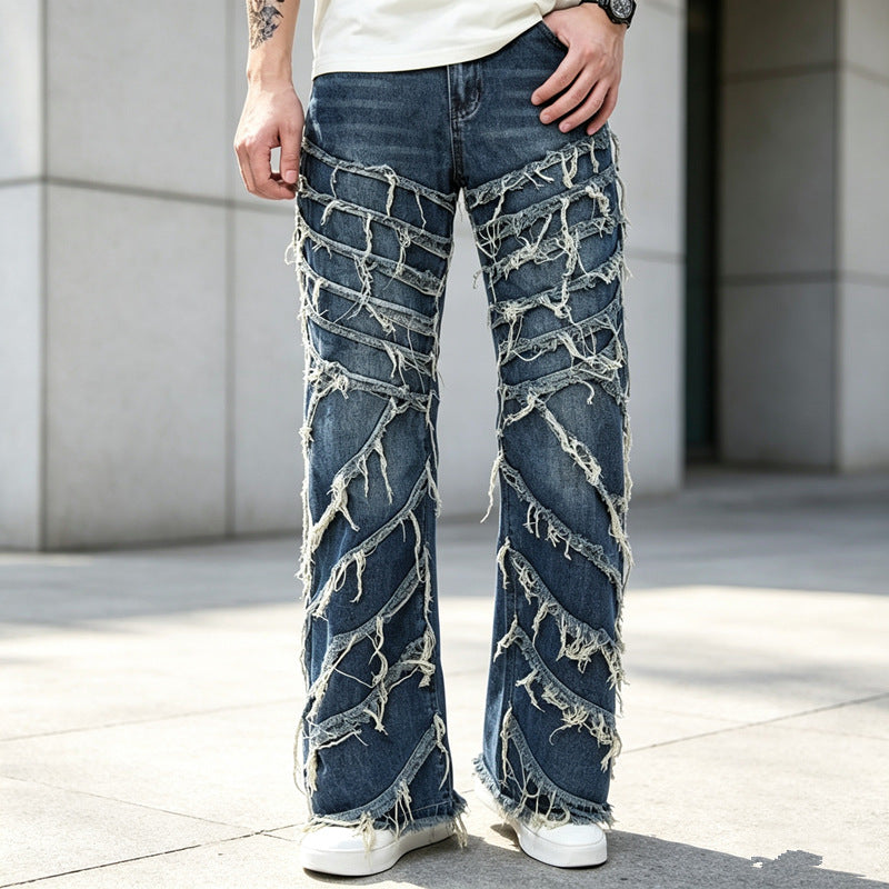 Damen Trendige Ripped Jeans Shop Nory