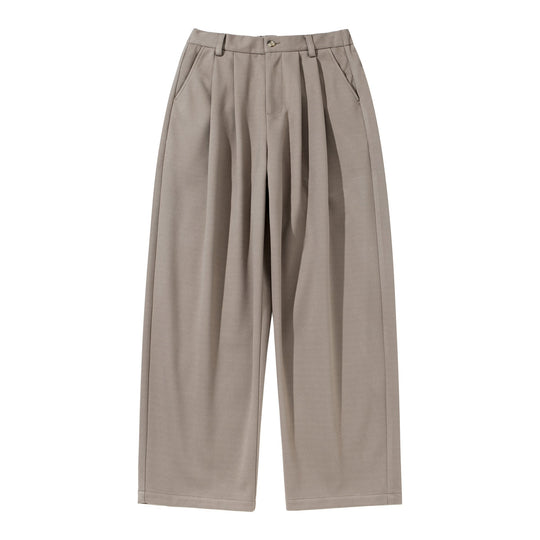 Damen Hochtaillierte Culotte-Hose mit Bundfalten und elastischem Rückenteil Shop Nory