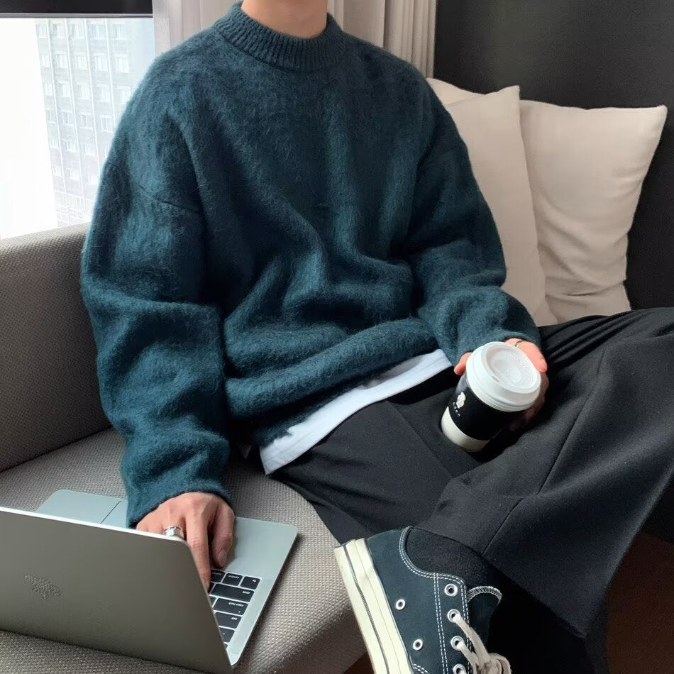 Herren Bequemer Strickpullover Shop Nory