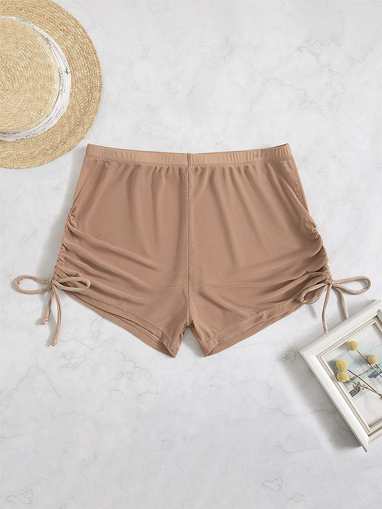 Damen Badeshorts mit seitlichen Raffungen Shopnory