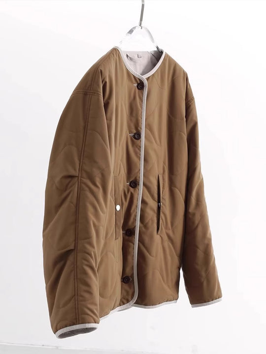 Damen Stylische Steppjacke mit Rundhalsausschnitt Shop Nory