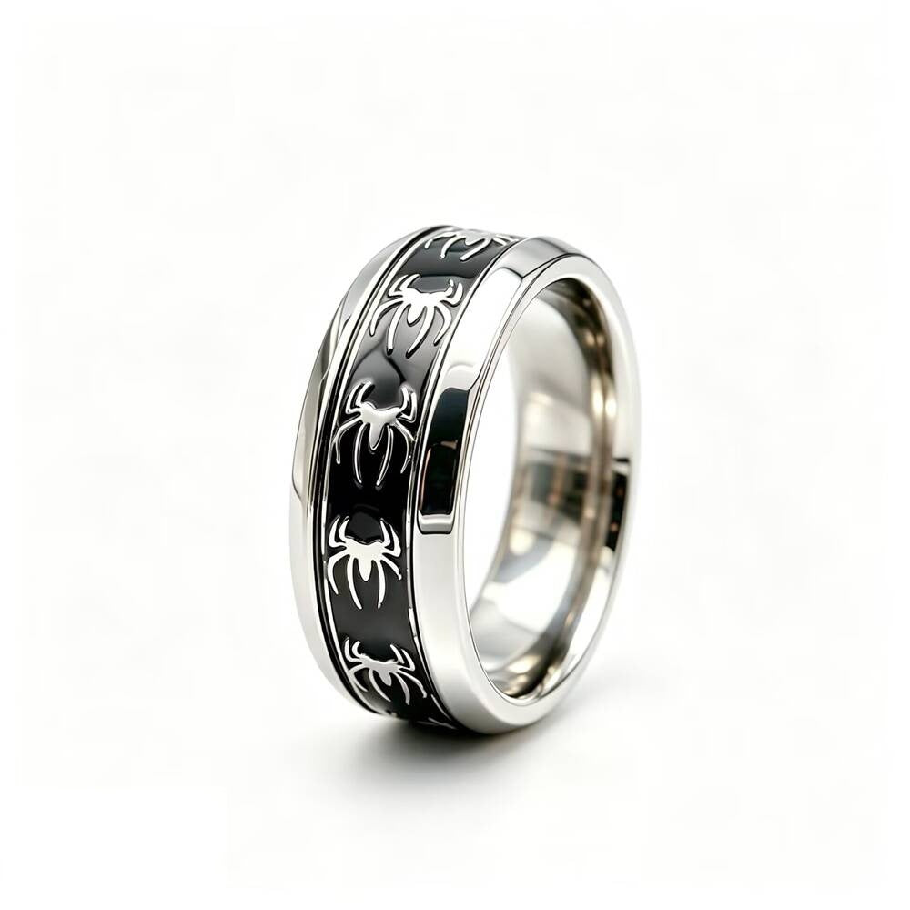 Damen Ring mit kunstvollem Pfotenmotiv und buntem Design Shop Nory