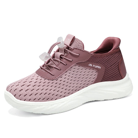 Damen nan leichter Strick-Sneaker mit elastischem Sockeneinstieg, Schnellzug-Schnürung und gedämpfter EVA-Zwischensohle Shop Nory