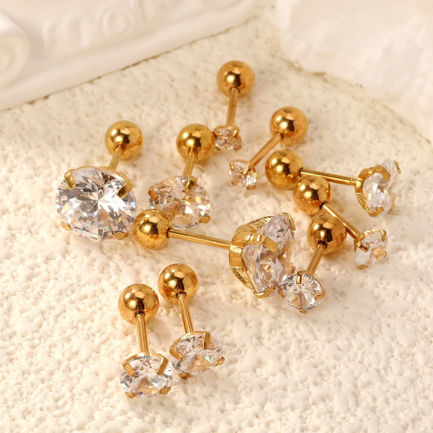 Damen Bauchnabelpiercing mit funkelndem Kristall und hochwertiger Beschichtung Shop Nory