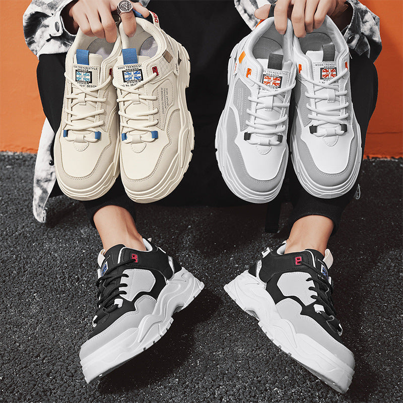 Herren Chunky-Sneaker mit atmungsaktivem Mesh, gepolsterter Plateausohle und technischer Komfortdämpfung Shopy Nory