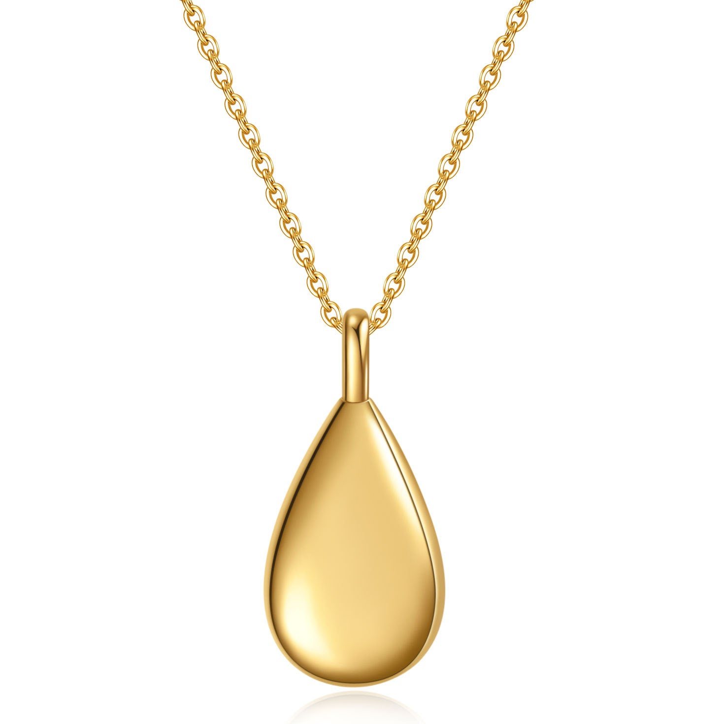 Damen Elegante Tropfen-Halskette aus hochwertigem Edelstahl Shop Nory