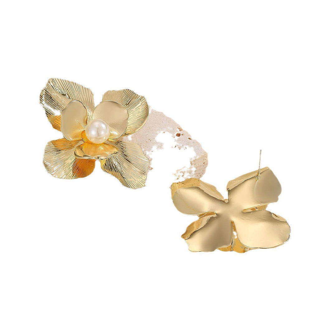 Damen Ohrclips im eleganten Orchideenstil Shop Nory