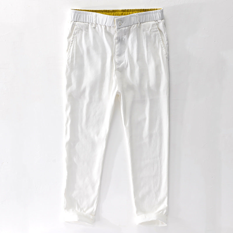 Herren Baumwoll-Chino mit Elastikbund und konischem Schnitt Shop Nory