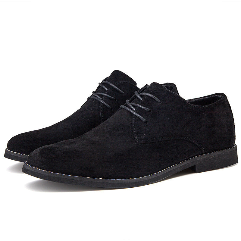Herren Elegante Schnürschuhe aus weichem Wildleder