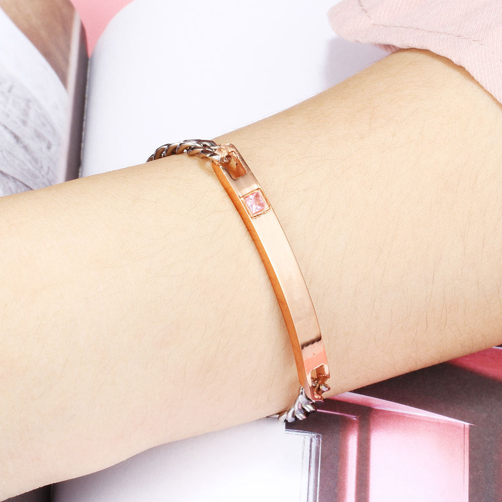 Herren Armband mit personalisierbarem Namensschild und hochwertigem Edelstahl Shop Nory