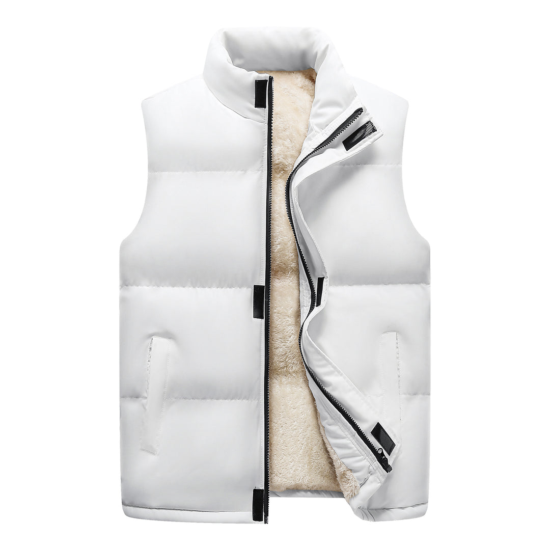 Damen Wattierte Ärmellose Thermo‑Weste mit Sherpa‑Innenfutter und hohem Stehkragen Shop Nory