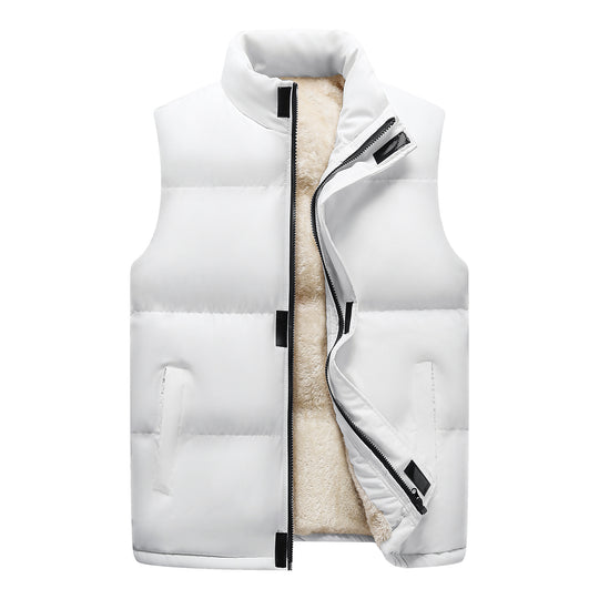 Damen Wattierte Ärmellose Thermo‑Weste mit Sherpa‑Innenfutter und hohem Stehkragen Shop Nory
